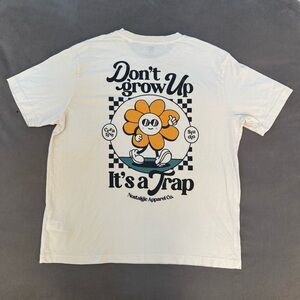 Nostalgic Apparel Co. Cream Graphic Tee
